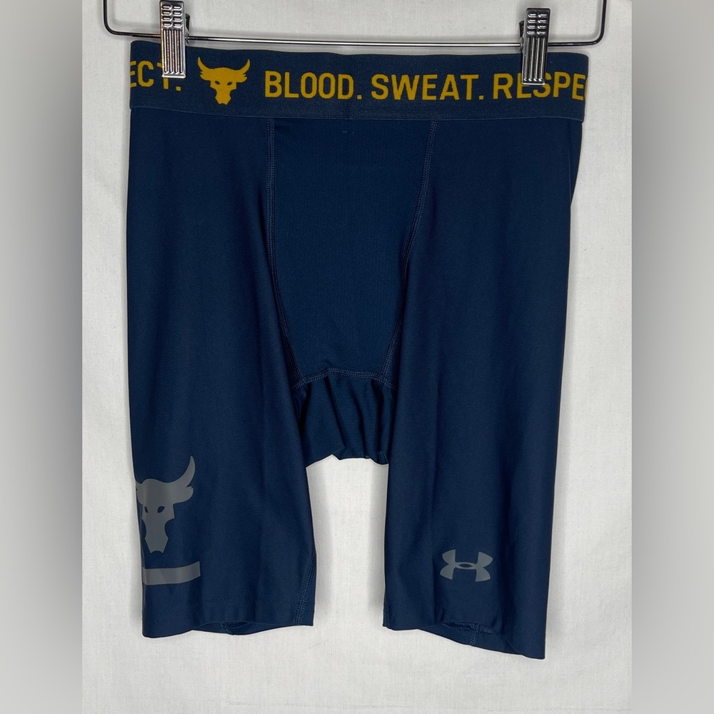 Under Armour Project Rock Men’s M Shorts HeatGear Compression 1353900 408